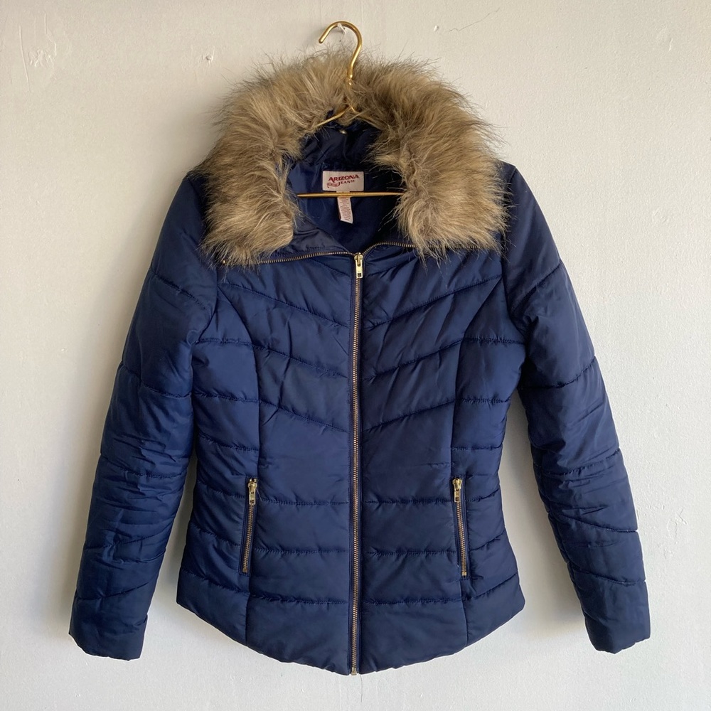 Arizona Jeans Dark Blue Winter Coat